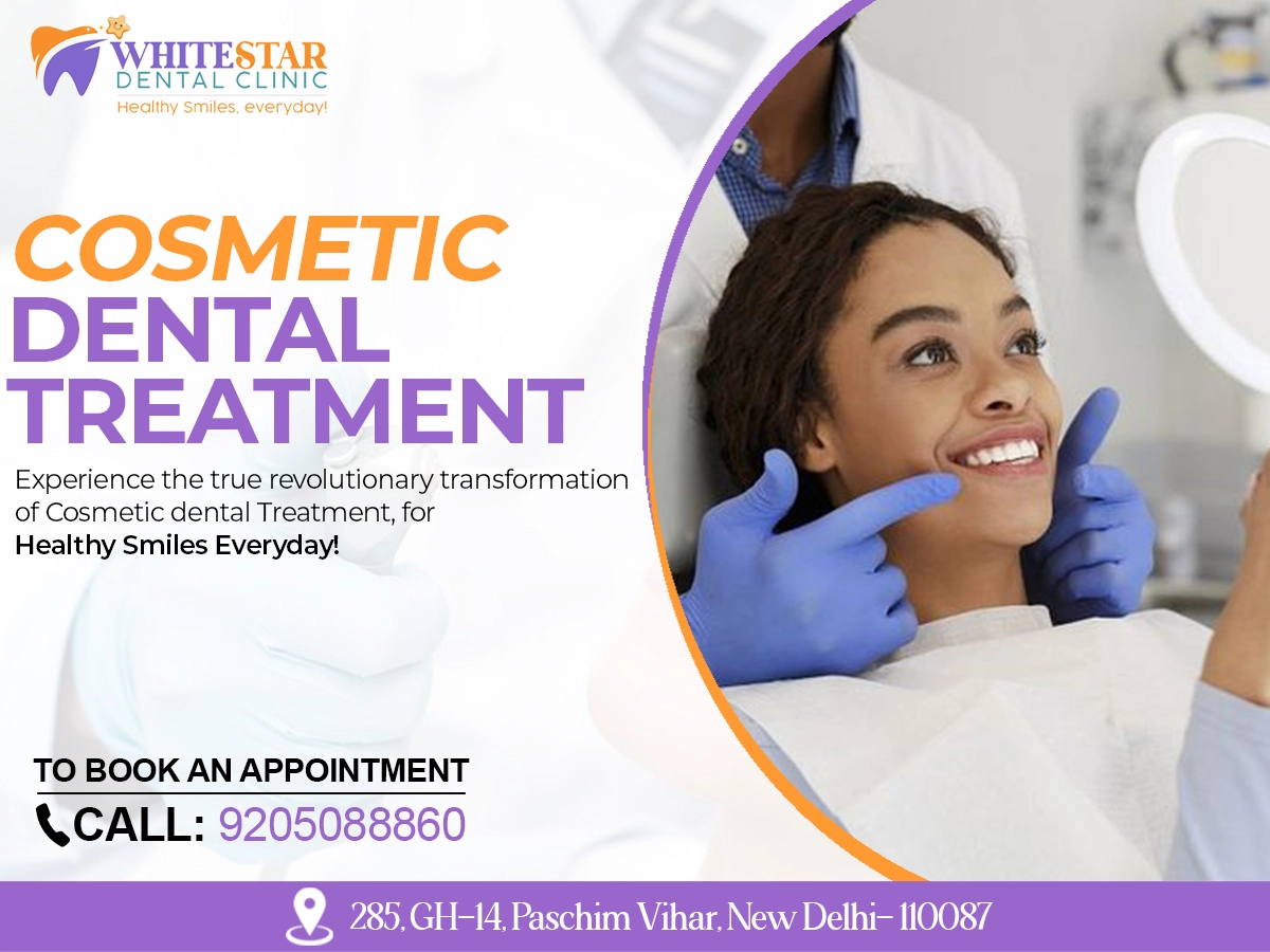 cosmetic dental treatment in paschim vihar